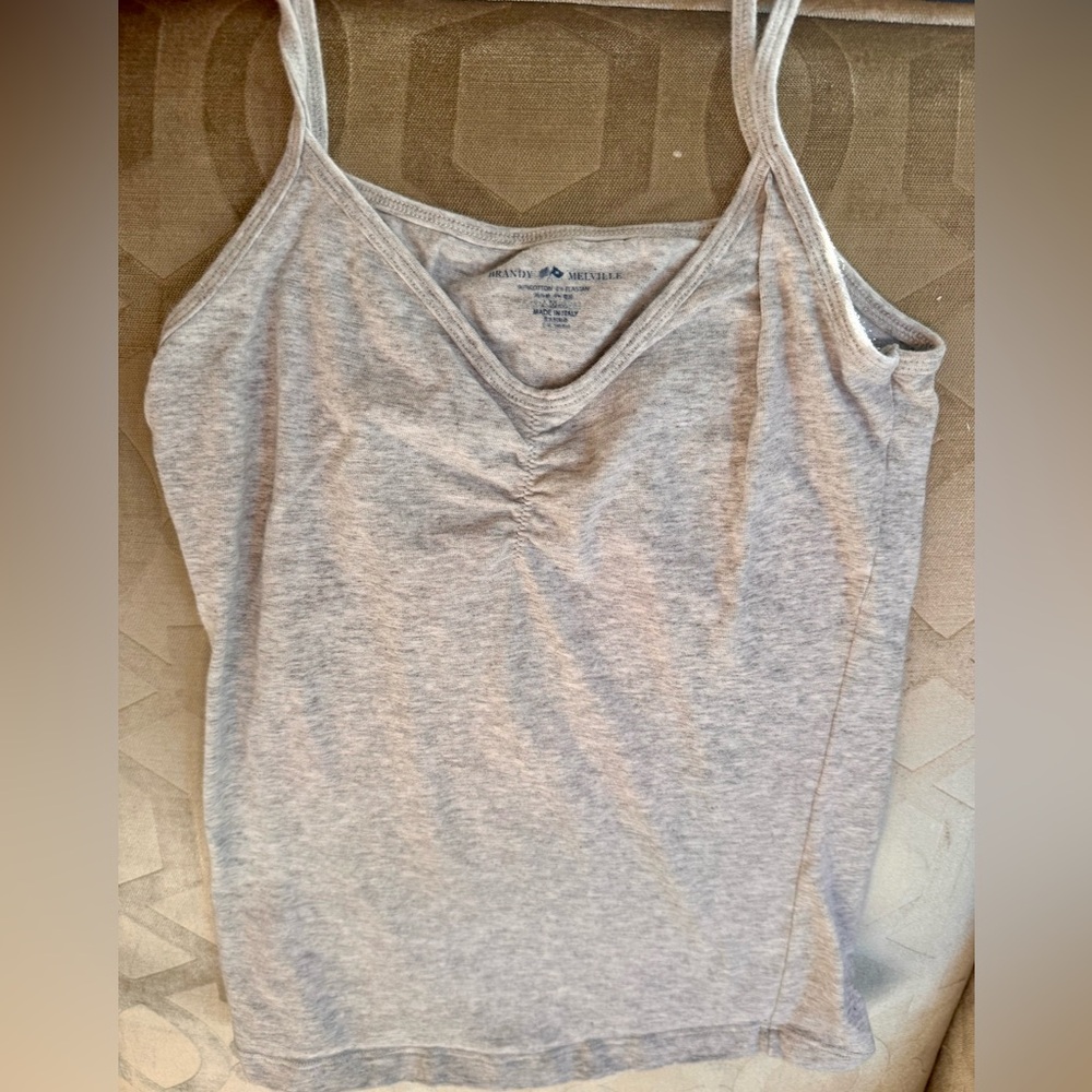 Brandy Melville Light Gray Camisole